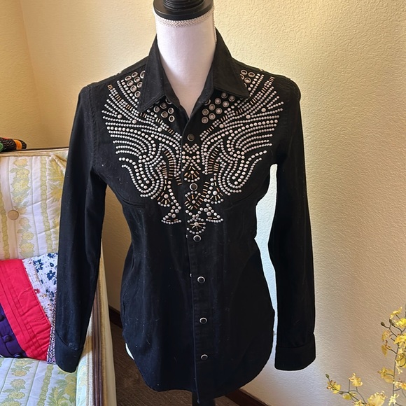 MOTHER Tops - Western show shirt. Nashville shirt.